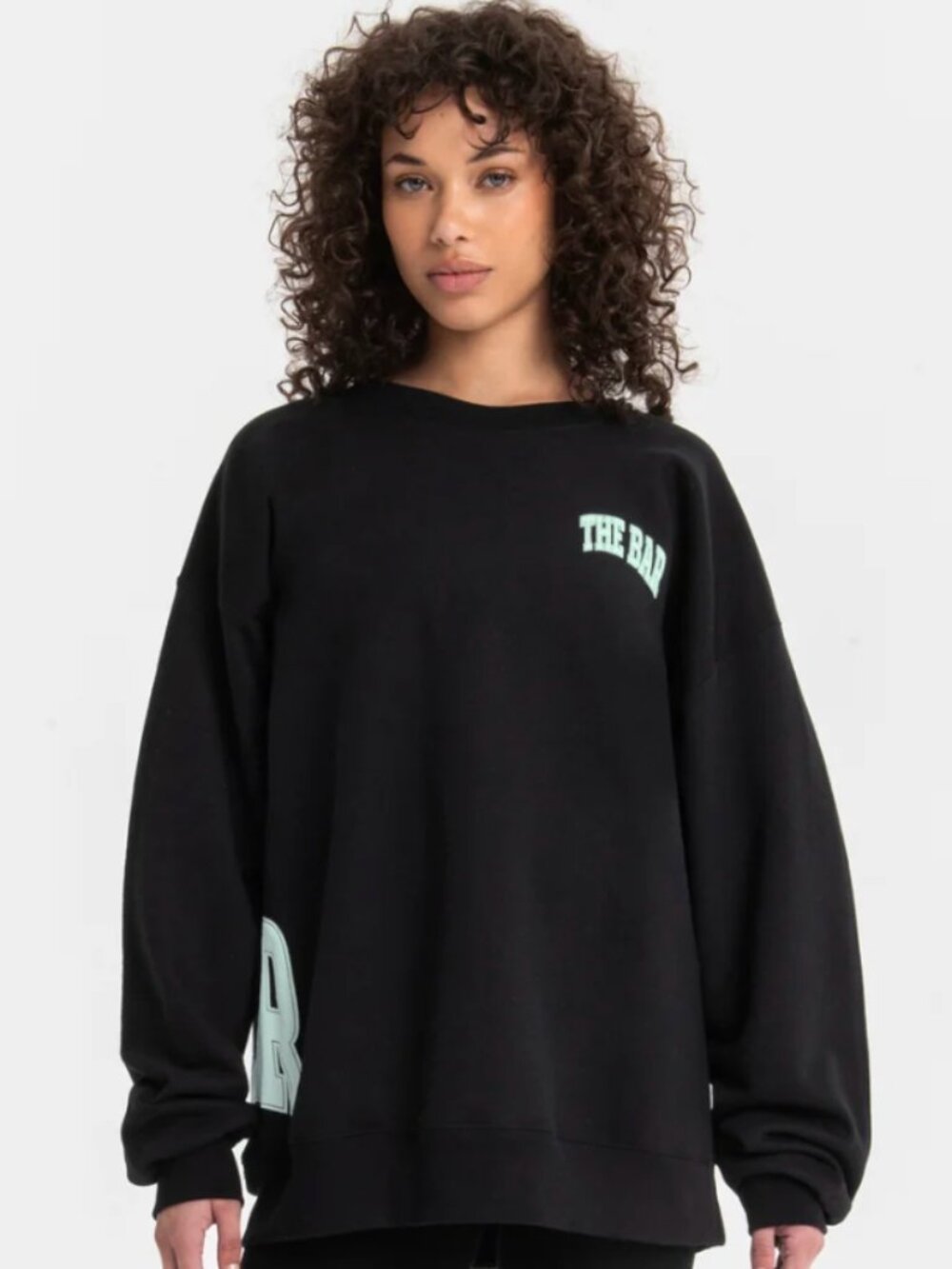 🖤 The Bar Varsity Sweatshirt Double Print Black Mint Large Brand New With Tags!